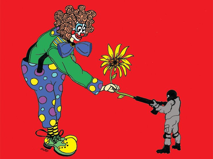 Feature: Laughing back