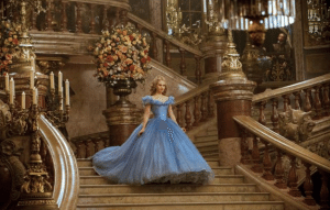 Lily James stars as the frilly-dress-wearing princess in ‘Cinderella.’ Pretty and all, but why wait for a man to come along before you go on an adventure?