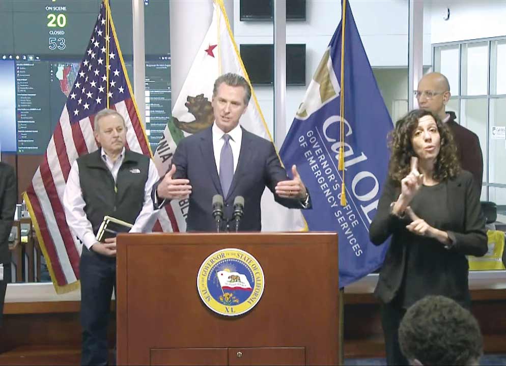 Newsom Press Conference March 2020