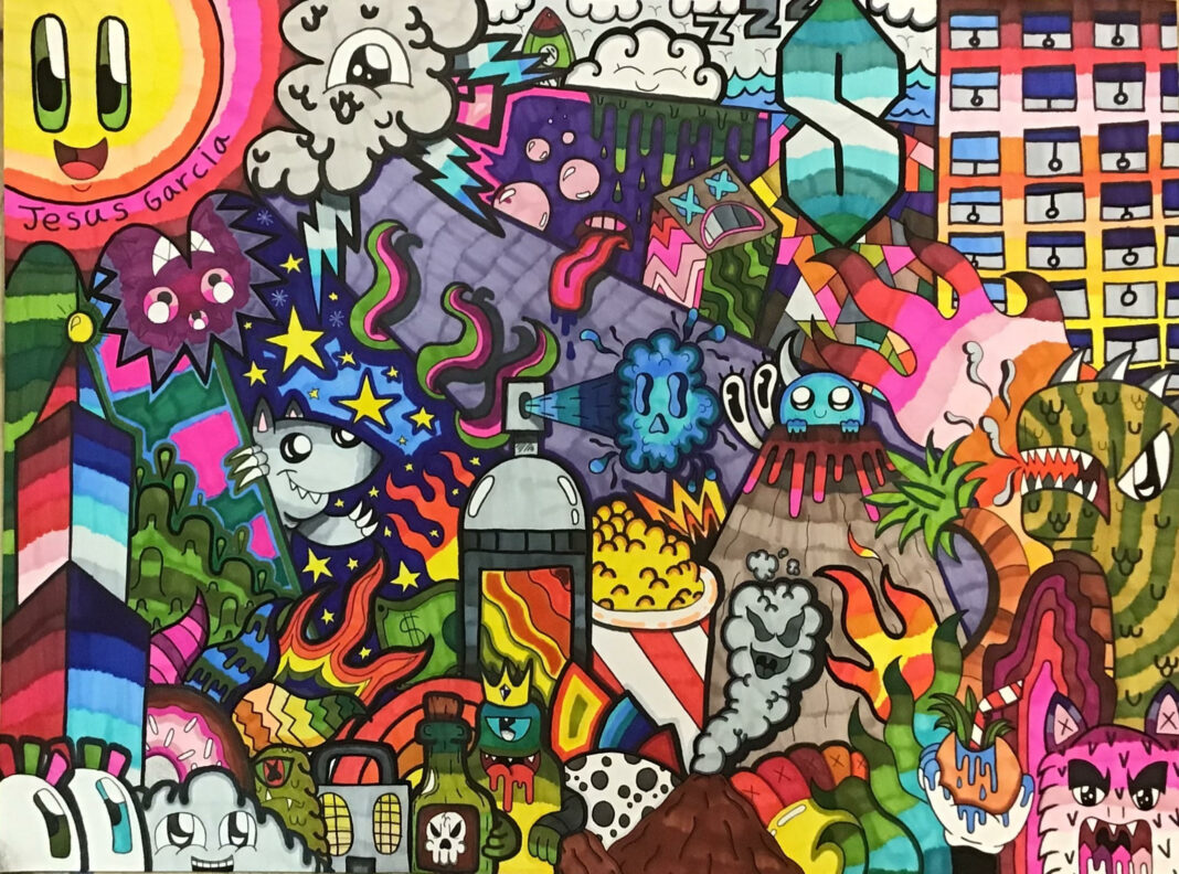 Galaxy of Colors by St Helena High student Jesus Garcia