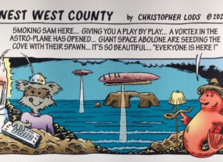 Go West: Goat Rock Artist Draws Home