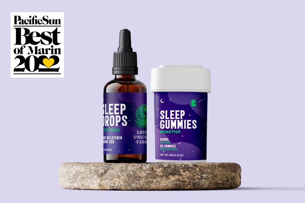 best cbd sleep gummies, green unicorn farms