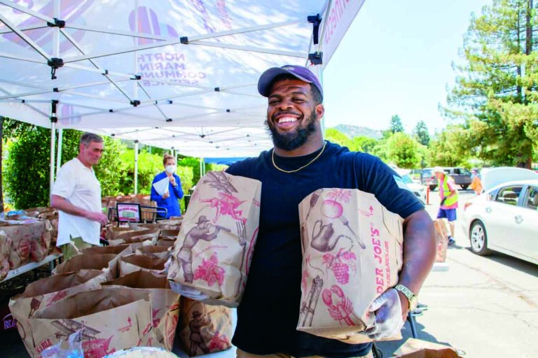 North Marin Community Services weekly pantry open