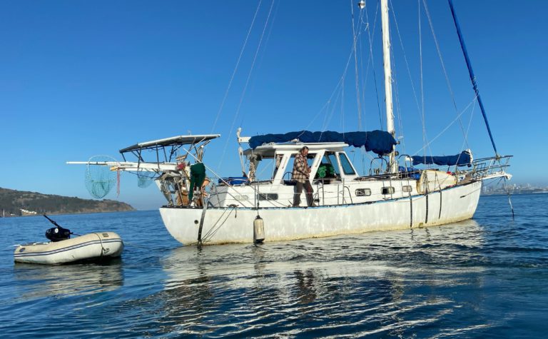 Local government agency behind schedule to remove mariners anchored in Richardson Bay