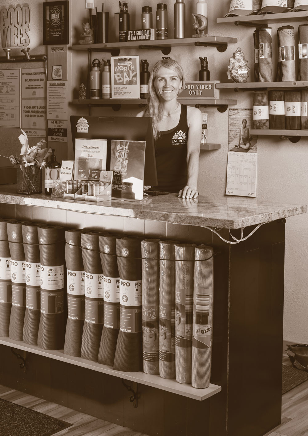 energize hot yoga, The Face of Hot Yoga, north bay