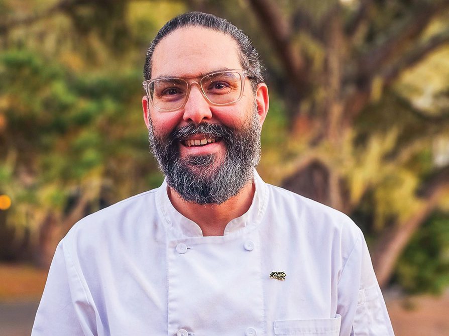 Chef Les Goodman from Mable's, a new restaurant in Marshall, California