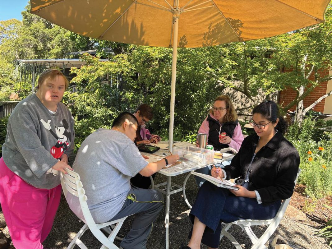 Cedars and the Marin Art and Garden Center collaborate on art exhibition.