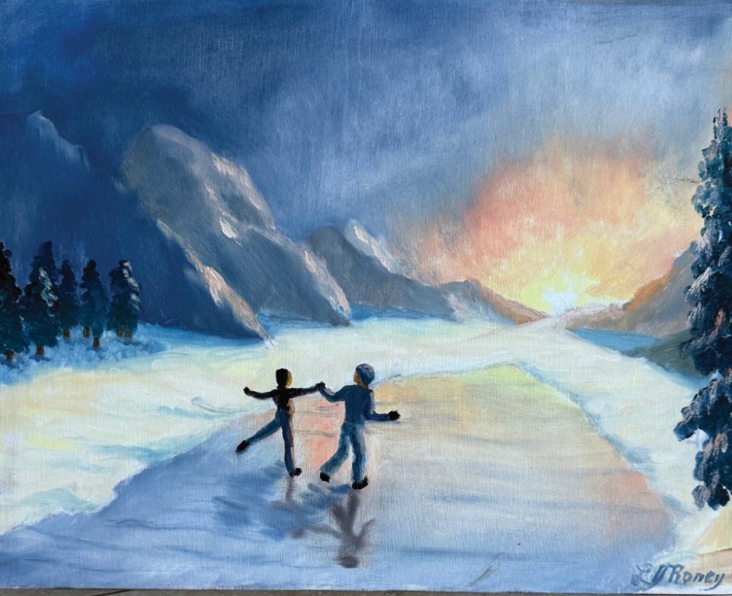 The Upstairs Art Gallery welcomes the season with Colors of Winter, a bright mix of paintings, pendants and bracelets celebrating the hues that cut through the cold.